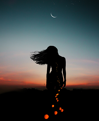 Féminin Sacré et la Lune, Resonance Aruna