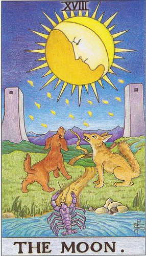 carte tarot La lune